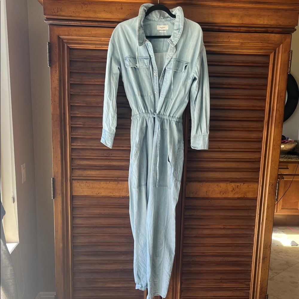Isabel Marant Etoile Marvin Chambray Jumpsuit